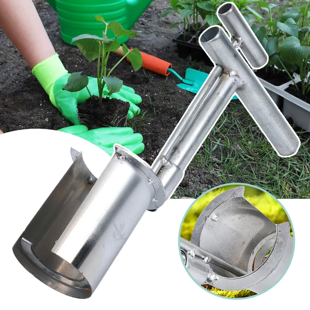 

Hand Held Open End Seedling Transplanter Planting Tool Multi-Functional Plant Fruit Tree Side Port Transplanter For Agricultural