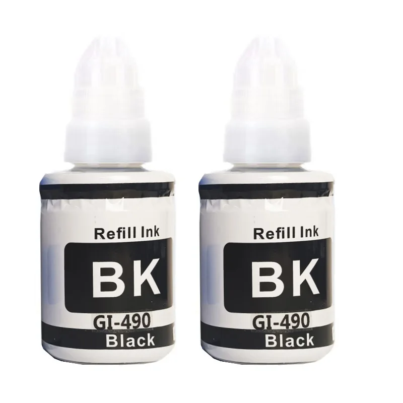 GI-490 GI490 GI 490 قسط متوافق اللون المياه القائمة على زجاجة عبوة الحبر لطابعة كانون Pixma G3411 G2410 G2411