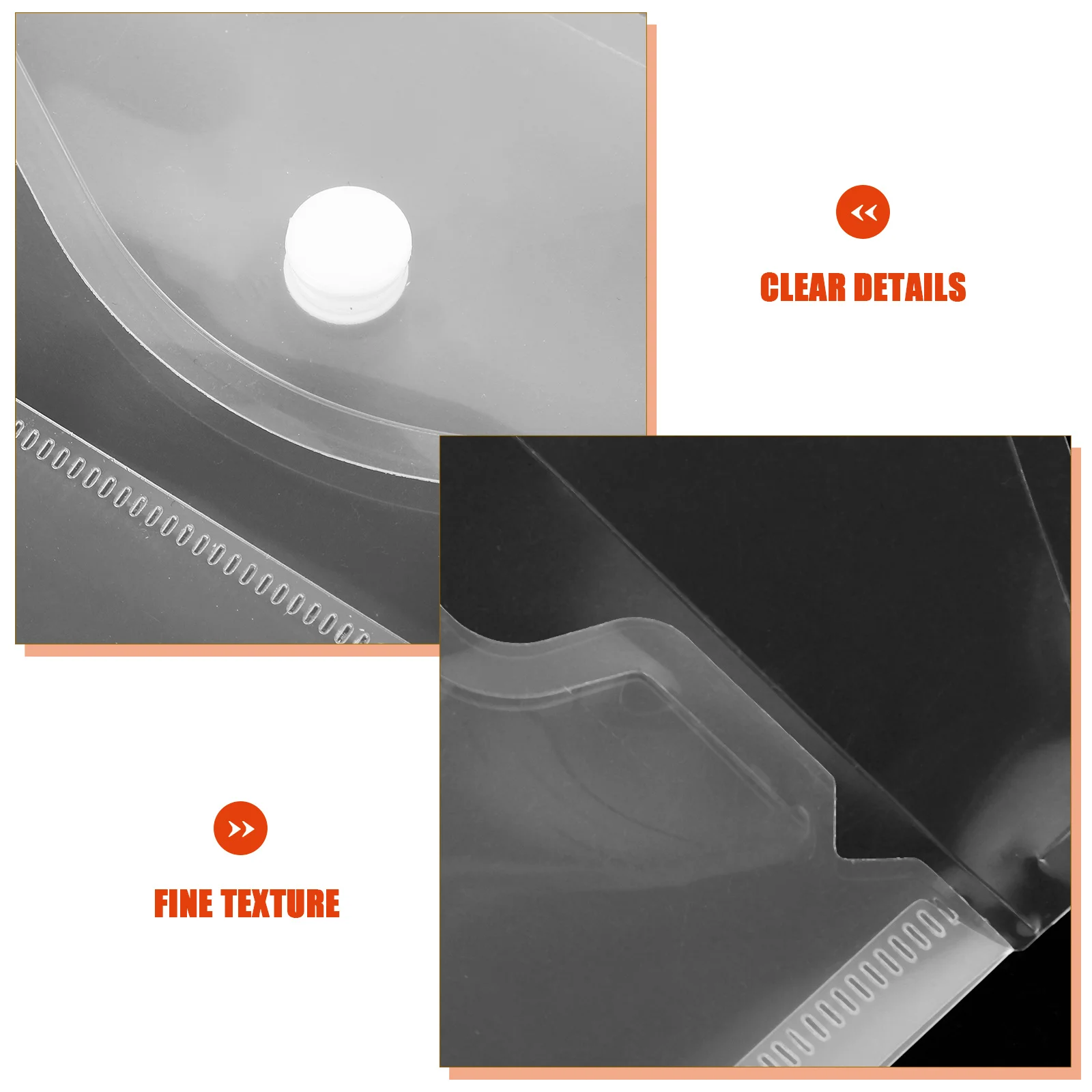 

12 шт., органайзер для хранения документов, прозрачный держатель для файлов, папка с кнопками, легкая портативная сумка для файлов формата А5, офисная бумага