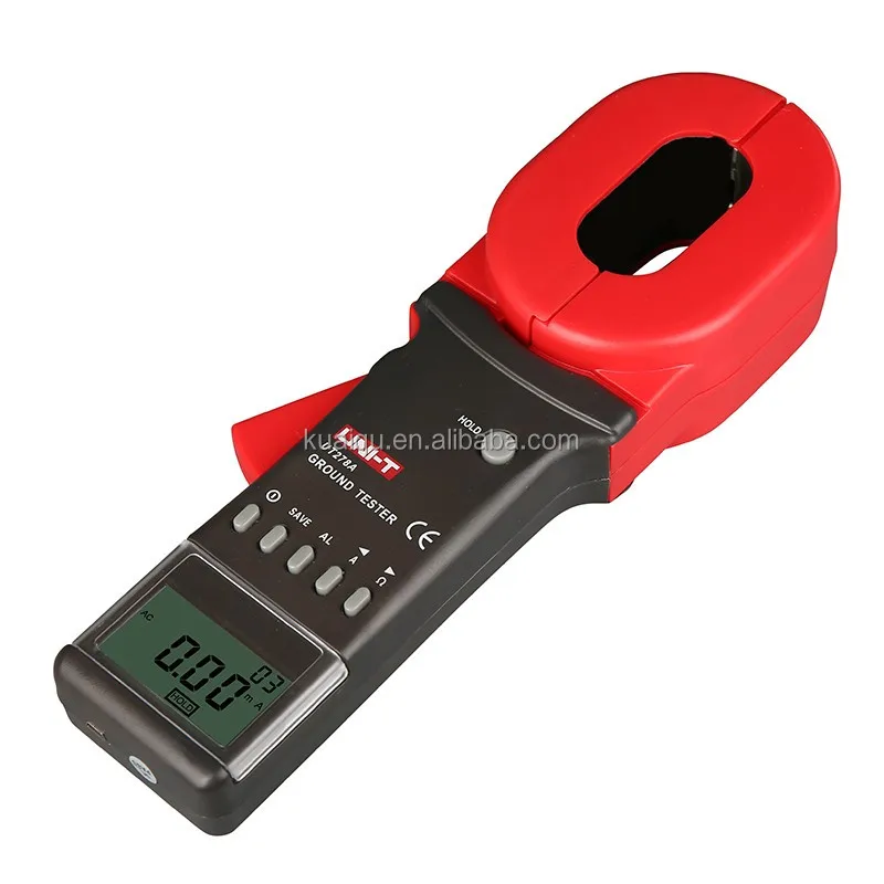 

UNI-T UT278A Earth Ground Resistance Tester 4 Digitals LCD Display Clamp Meter Ohmmeter Leakage Current Tester 0-30A 2 in 1