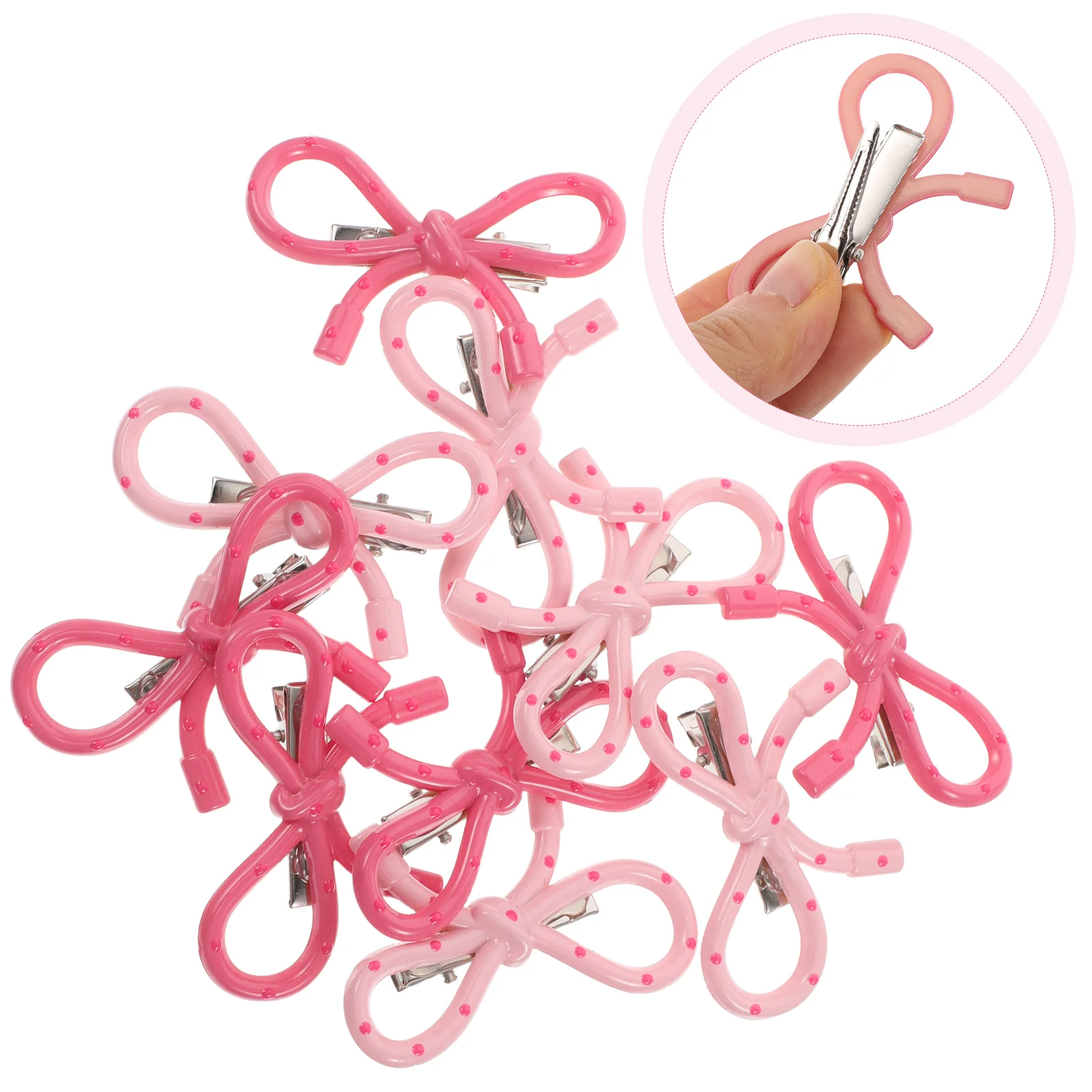 

10pcs Girls Bows Butterfly Hair Clips Stylish Barrettes Adorable Accessories For Toddlers Kids Teens Cute Bow Clips