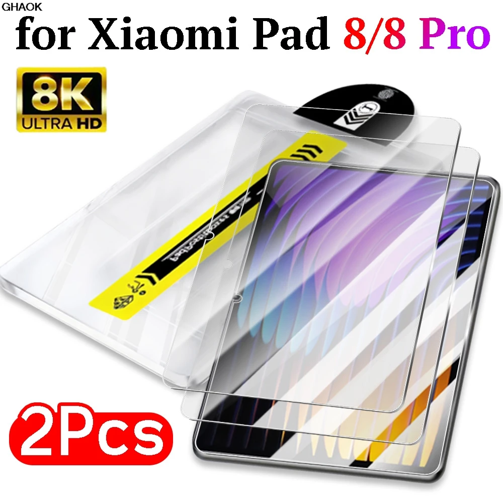 For Xiaomi Pad 8 Pro Film with Auto-alignment Installation Kit HD Clear Tempered Glass Screen Protectors for Xiaomi Pad 8/8 Pro
