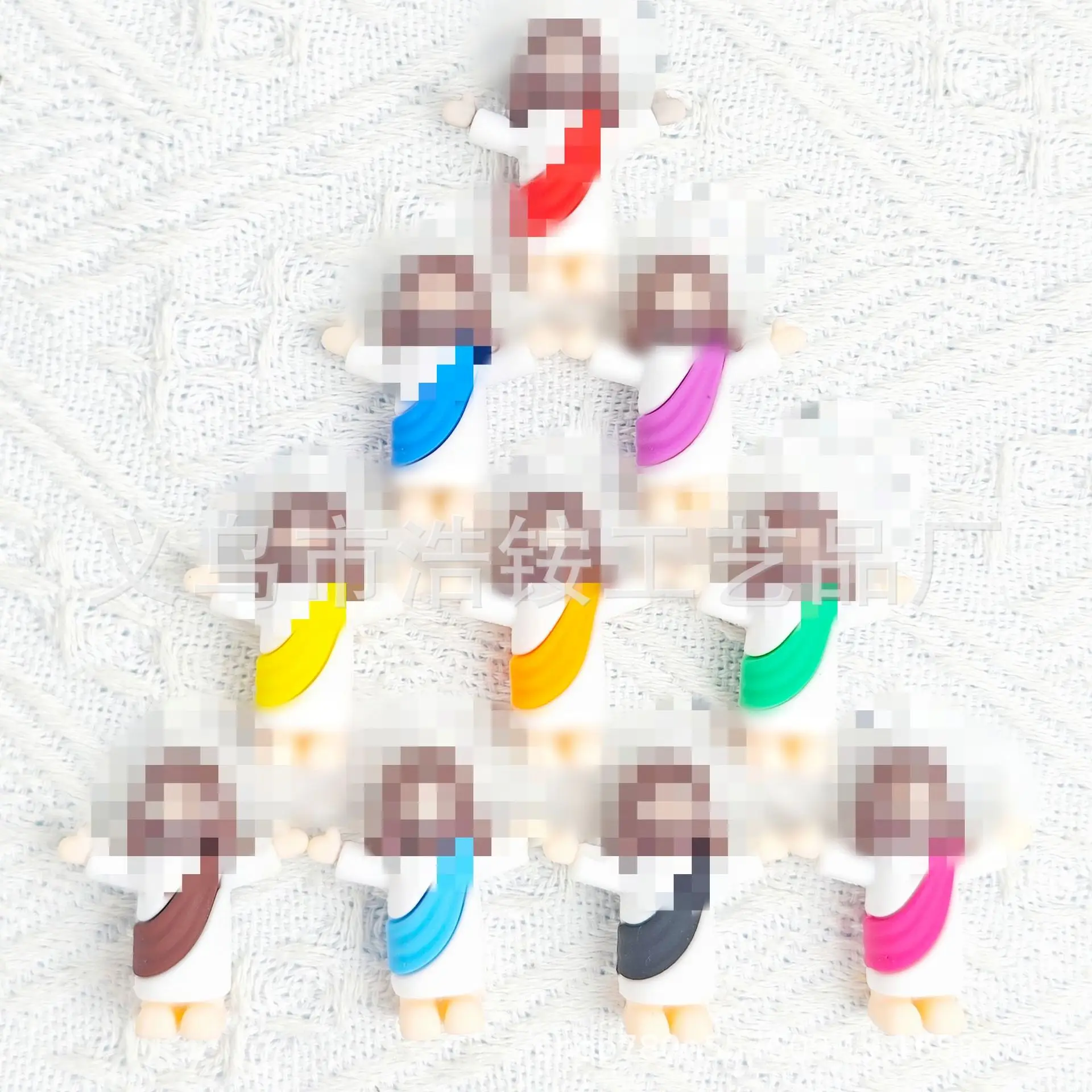 

12 Pcs Mini Jesus Statue Table Decoration Cartoon Cute Figurine Resin Figures Little
