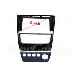 9 inch Volkswagen Gol G5 Saveiro Voyage 2008-2014 Fascia Frame No Cable Dash Trim Kits Facia Panel Radio Player