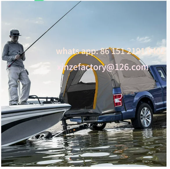 

Customizable pickup truck tent outdoor camping folding tent 3-4 people fishing camouflage rear tent car camping equipment