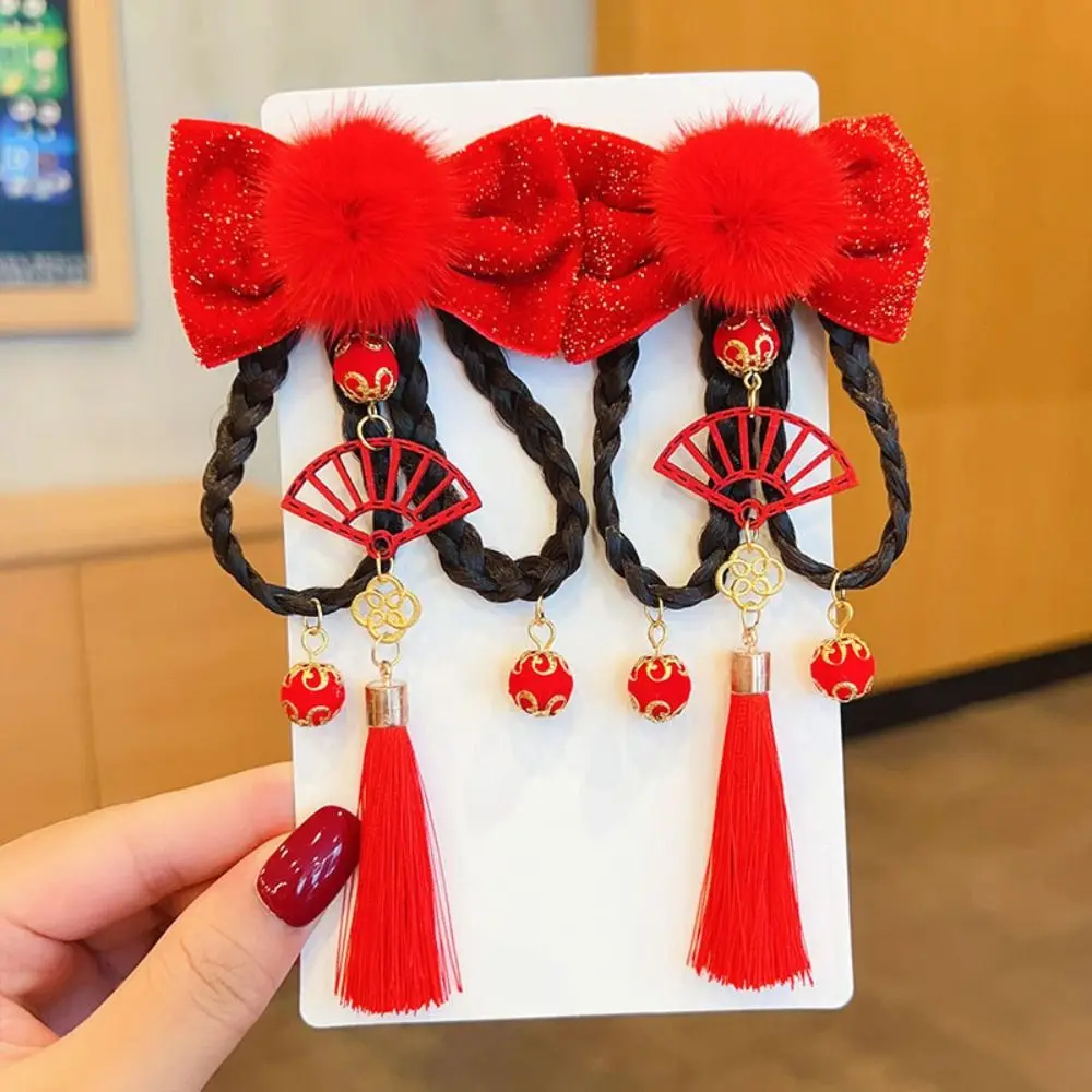 

Hair Accessories Children New Year Hairpin Hanfu Headdress Princess New Year Barrettes Ancient Style Costume Headwear
