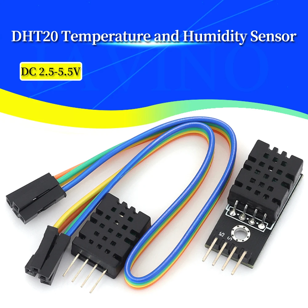 Javino DHT20 Temperature And Humidity Sensor IIC Digital Signal Output Humidity Sensor Module Replaces DHT11 For Arduino