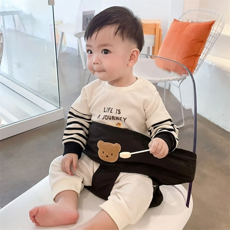 

Portable Baby High Chair Harness Feeding Booster Strap Harness Belt Portable Travel Safety for Baby Kid Toddlers