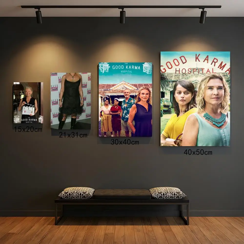 tv series T-The Good Karma Hospital-L Poster Self Adhesive Wall Decor for Modern Home Cafe Office and Bar