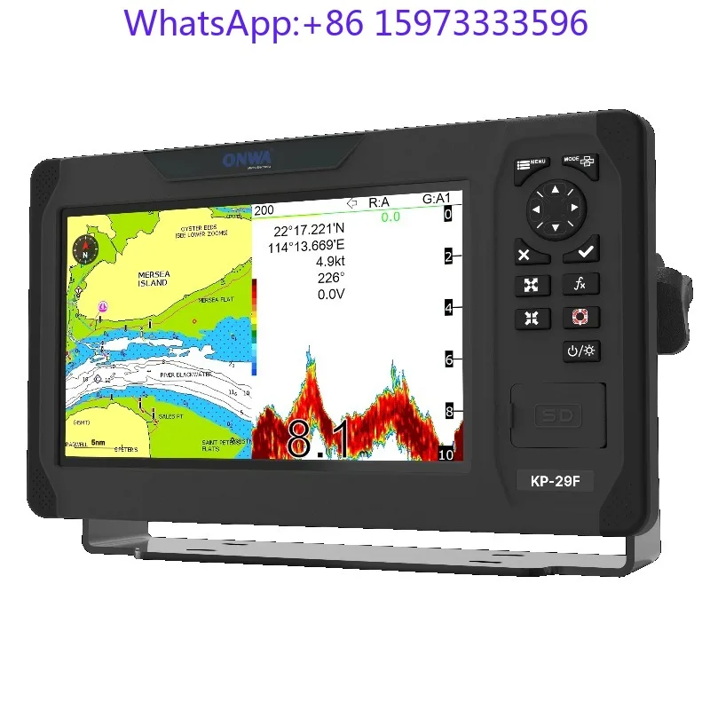 KP-29 9 Inch GPS Chart Plotter Supporting NMEA2000 Marine Position Navigation Equipment