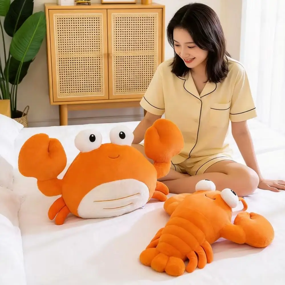 Sleeping Mate PP Cotton Crab Soft Fluffy Animal Lobster Collection Simulation Sea Crab New Year