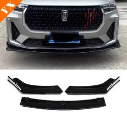 For Faw Bestune t99 Accessories 2023 2024 Carbon Black Trim Car Front Shovel Front Lip Front Bumper Protector Anti Hit