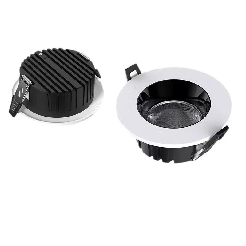 LED النازل عكس الضوء الأضواء غرفة المعيشة ضوء السقف 7 واط 10 واط 12 واط 15 واط 18 واط 20 واط 24 واط إضاءة داخلية لا الضوء الرئيسي AC85-265V #1