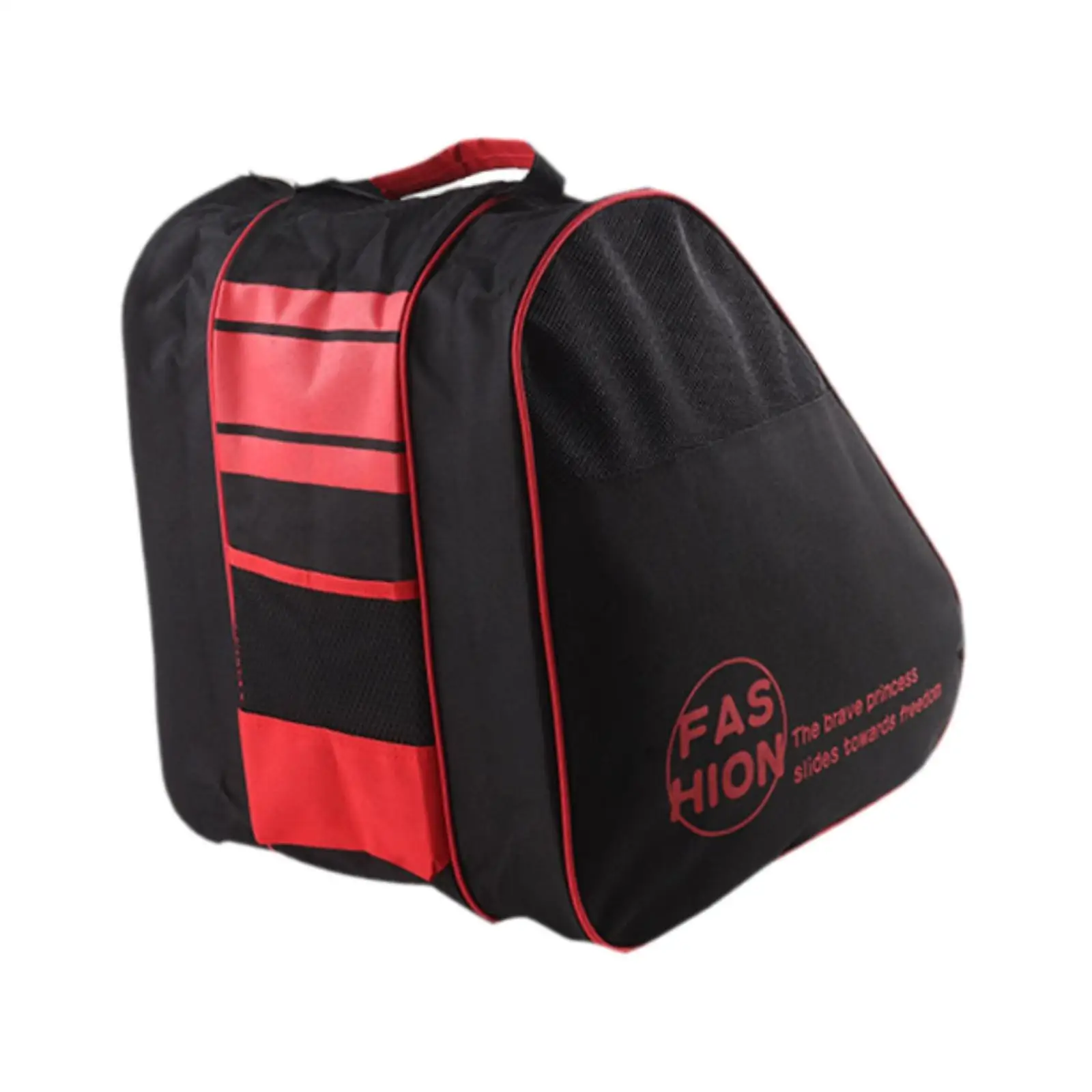Multipurpose Carry Bag for Artistic Skates Oxford Fabric Skate Handbag with Zipper for Inline Figure Hockey