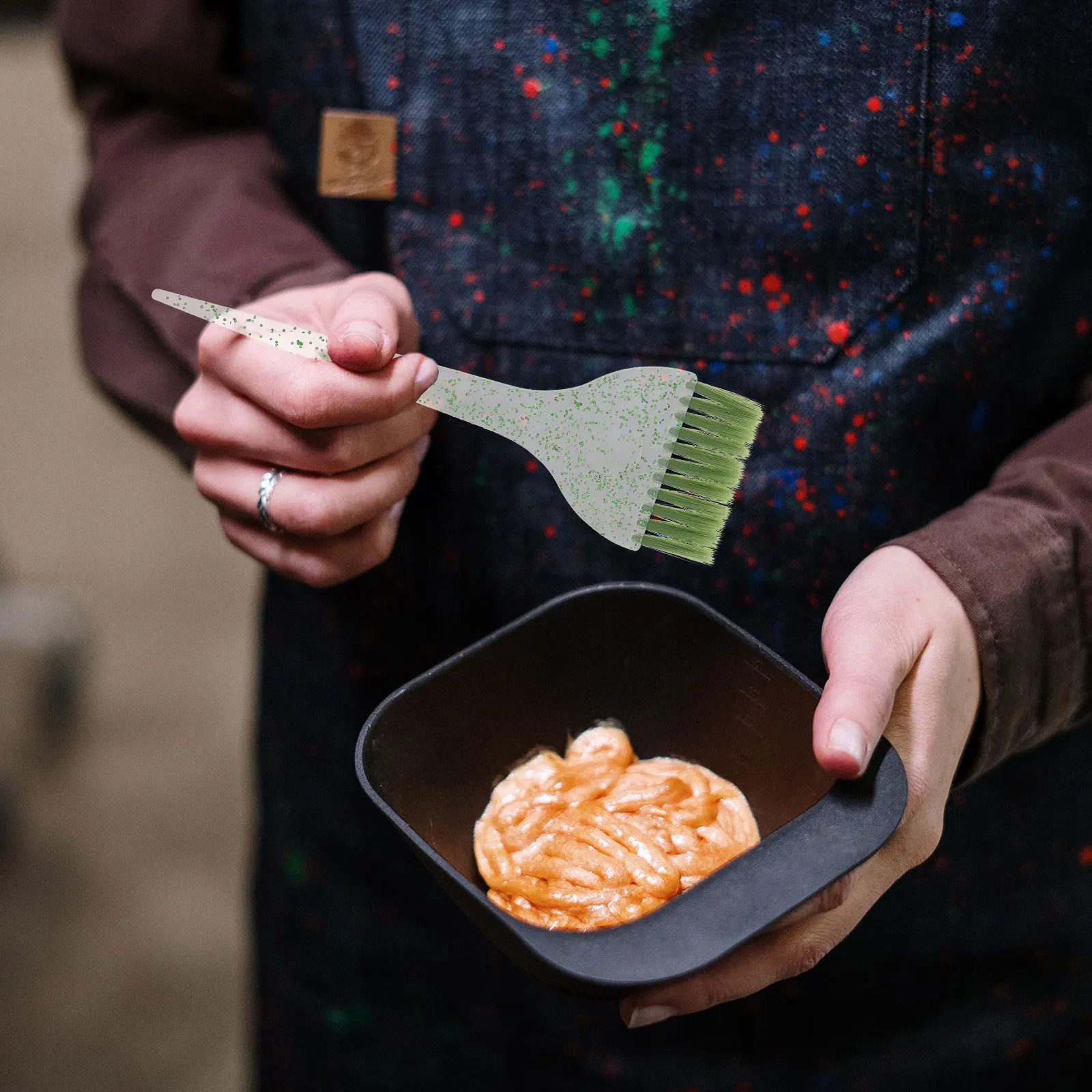 

3 шт., кисть для окрашивания волос, удобная ручка, легко чистится, многоразовая для салона, дома, кисть для окрашивания волос, мелирование