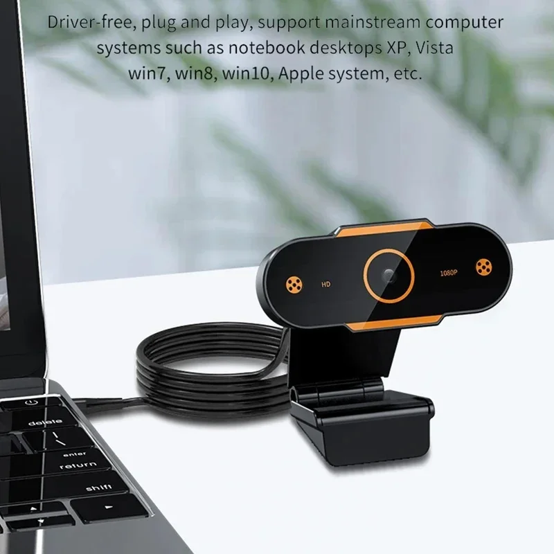 Kemjuni Camera 4K-480P HD Auto Focus Webcam CMOS TV Camera with Mic for Video Calling Network Teaching Meeting