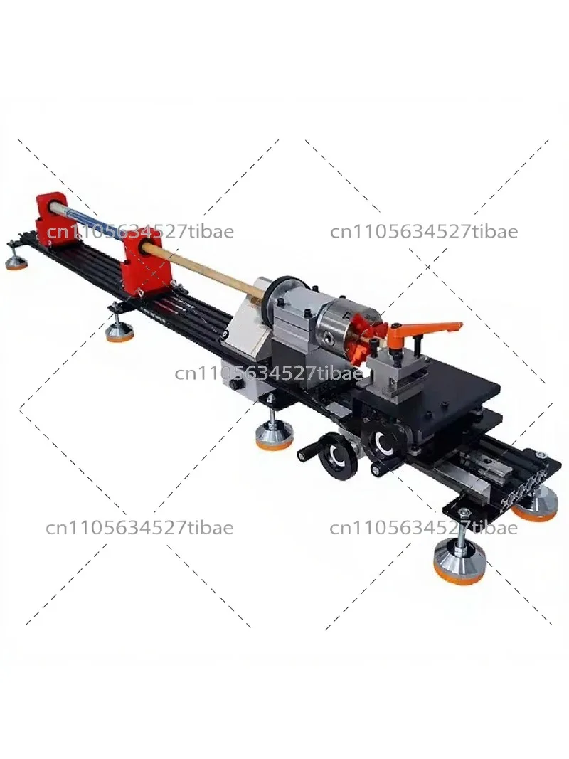 Billiard Cue Repair Machine Lathe Kit with Copper Hoop, Corner Repair Tool, Leather Tip Press, Pool Stick Maintenance Equipment