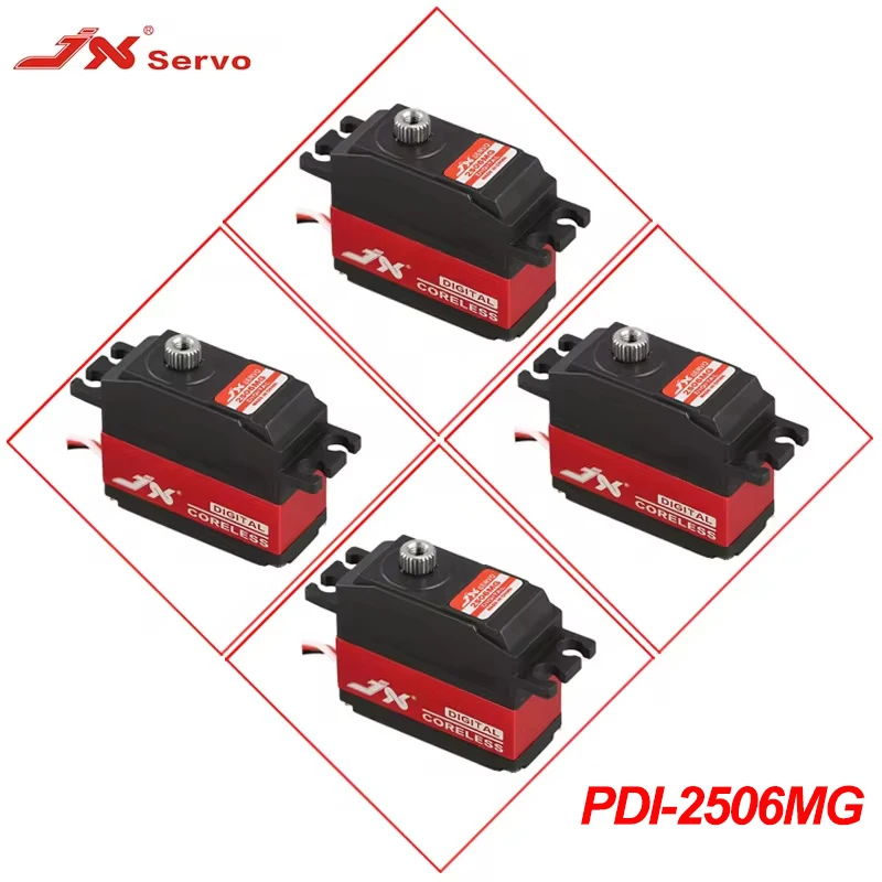 JX Servo PDI-2506MG 25g 6.6kg Metal Gear Digital Coreless Servo Motor for 1/10 1/8 Scale RC Car 450 500 Plane Helicopter Drone