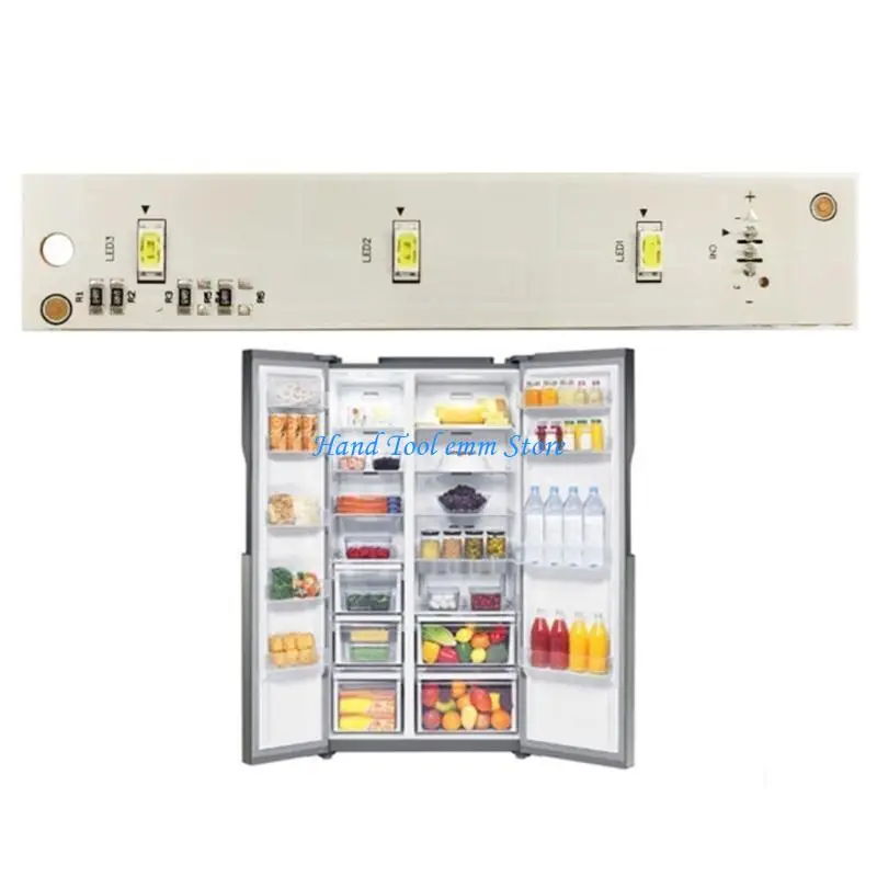 

H37F Freezer LED Light for Three Door Refrigerator Replacement Accessory Lighting Board DA41-00674H Fridge LED Light