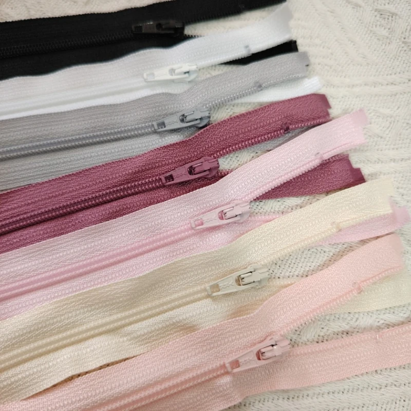 3pcs/Lot YKK Zipper 3# 50 To 70cm Single Open Nylon Coil Thin Jacket Sunscreen Repair Tailor Sewing Accessory