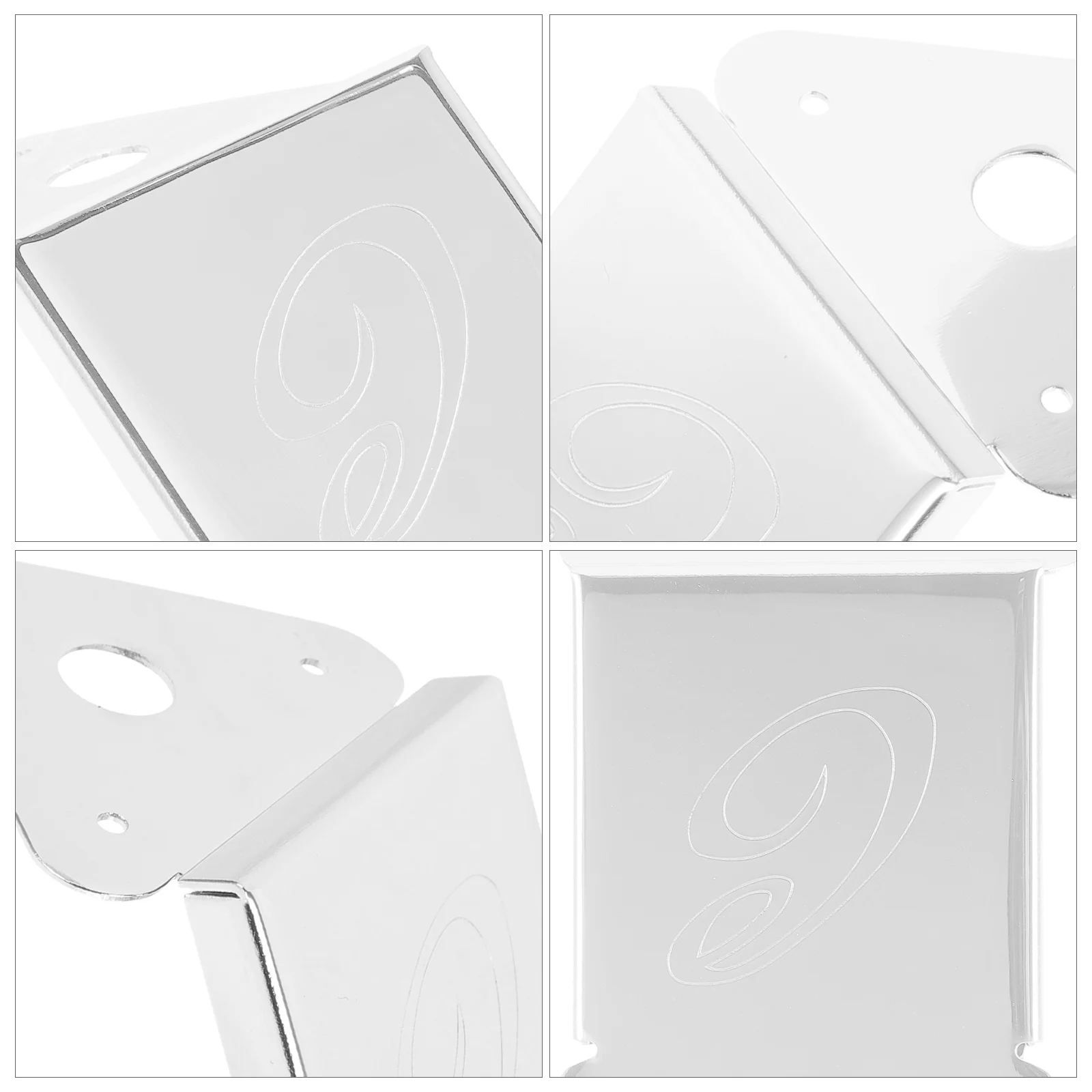

8-String Mandolin Tailpiece Metal Arched Replacement Musical Instrument Part Durable Chrome Finish Enhance Performance