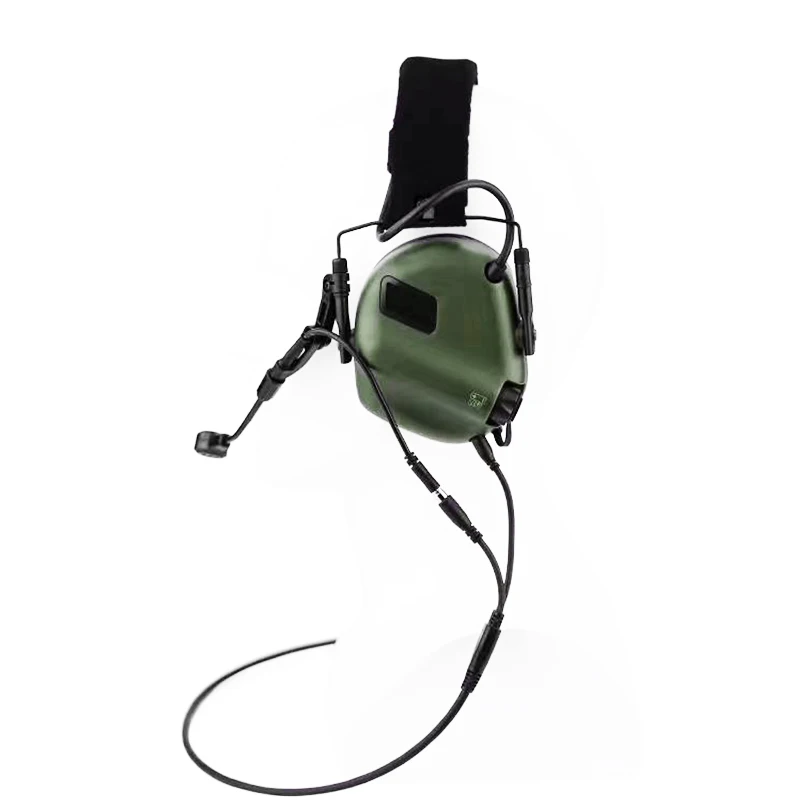 EARMOR Tactical Headset Adapter Wireless Intercom Audio Cable Military Communication Microphone Kit Tactical Headset Accessories