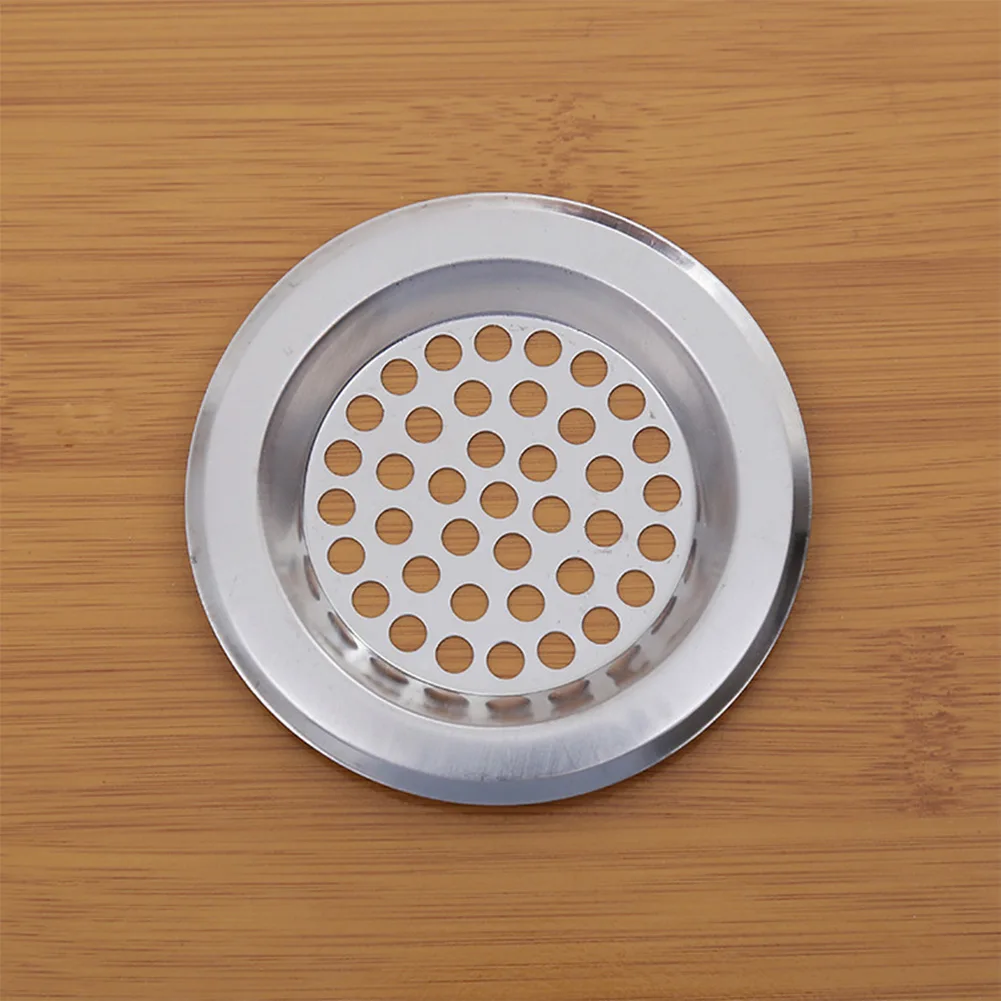 Kitchen Sink Filter Stainless Steel Mesh Sink Strainer Filter Sewer Mesh Strainers Bathroom Sink Strainer Drain Hole Filter Trap