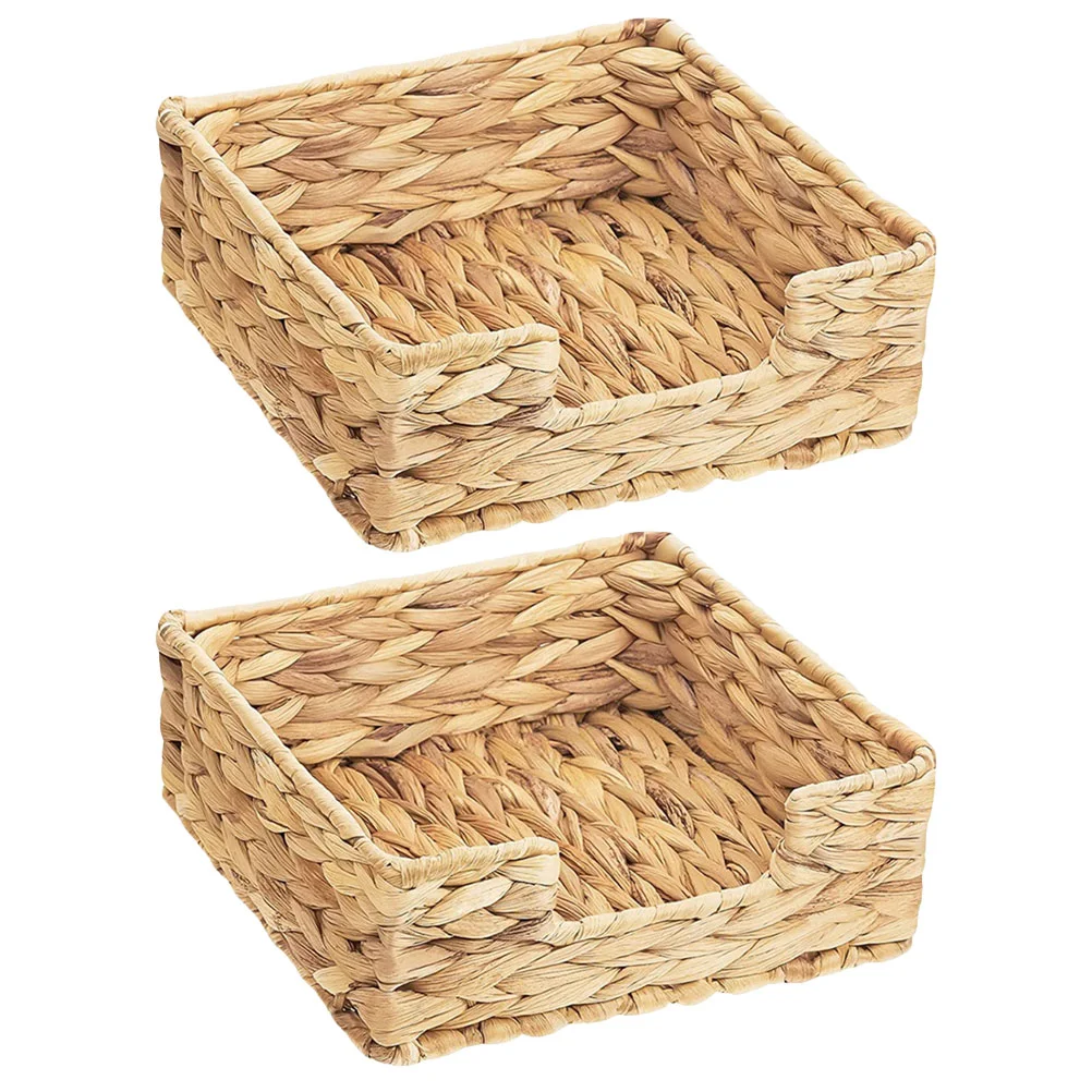 Calabash Tissue Box Rack Napkin Holder Unique Woven Paper Stand Guest Holders Desktop