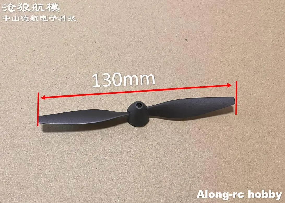 2pcs 130mm 2 blades Propeller for RC Airplane Plane Spare Part Volantex rc 400mm Wing Span 76104 J3 761-11 BF109 76112 spitfire