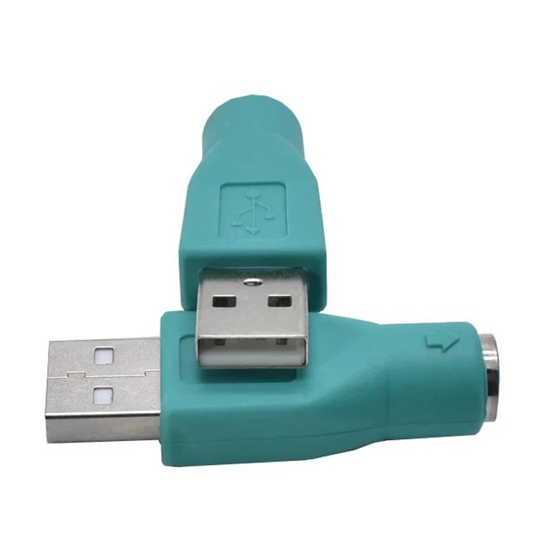 1/5/10pcs PS2 PS2 Female To USB Male Adapter For Computers PC Laptop Mouse Keyboard USB Male to PS2 Adapter Converter Connector