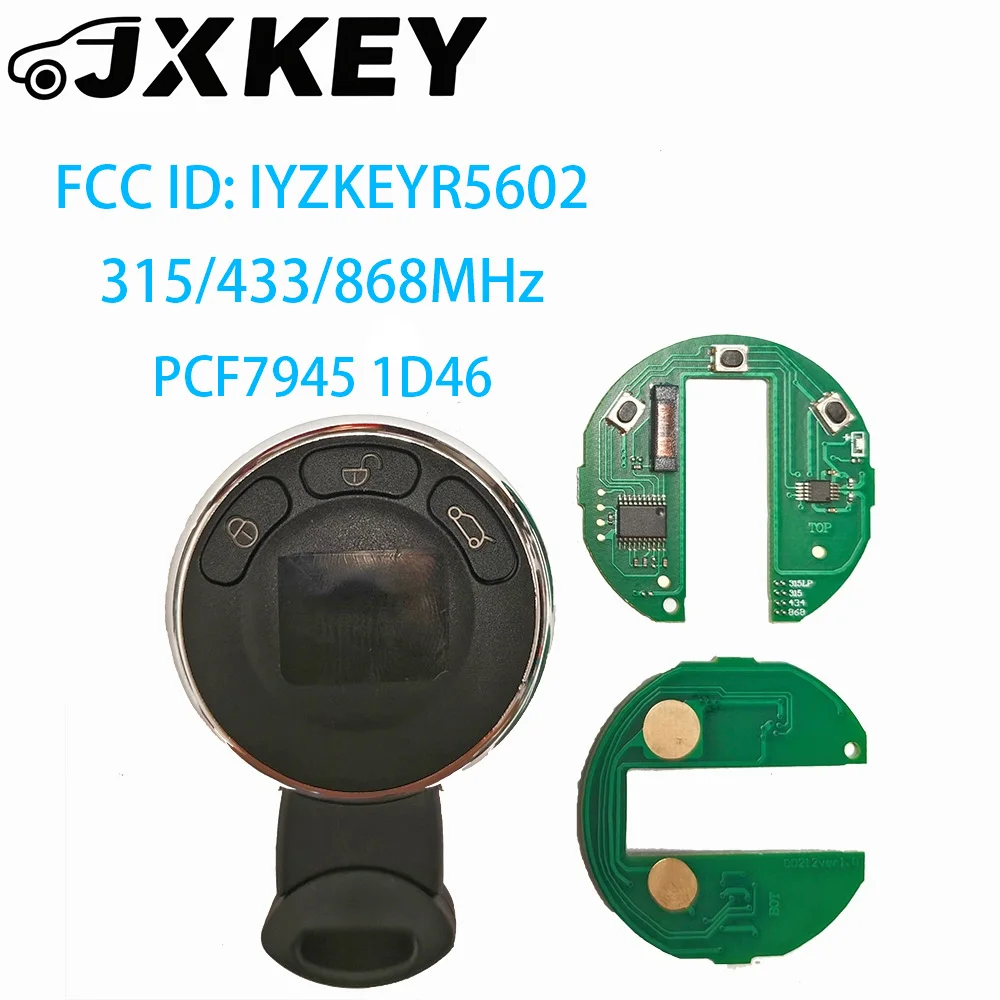 JXKEY KR55WK49333 ke for BMW Remote 315/315lp/434/868mhz Id46 Pcf7953 For Bmw Mini Cooper BMW Key BMW MINI KEY BMW MINI Remote