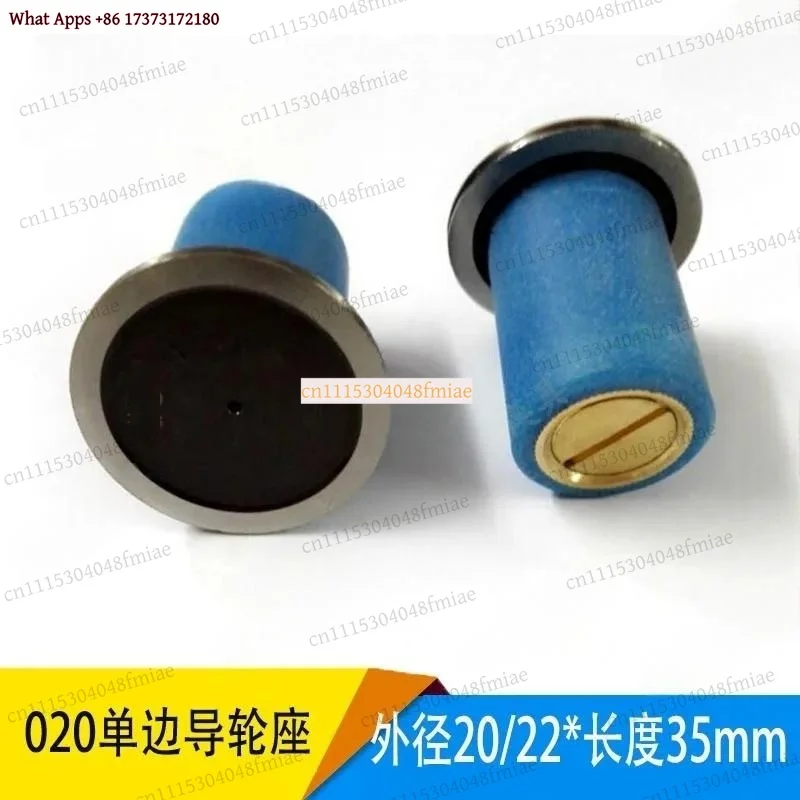 Wire Cut Pulley Roller 020 OD20/22mm L35mm Guide Wheel Assembly Brass Seat for CNC Machine 2PCS Universal Parts