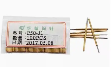 100PCS/Lot Spring Test Probe Pogo Pin P50 Series P50-A2/B1/1D/D2/E2/E3/F1/G2/H2/J1/LM2/Q1/Q2/T2
