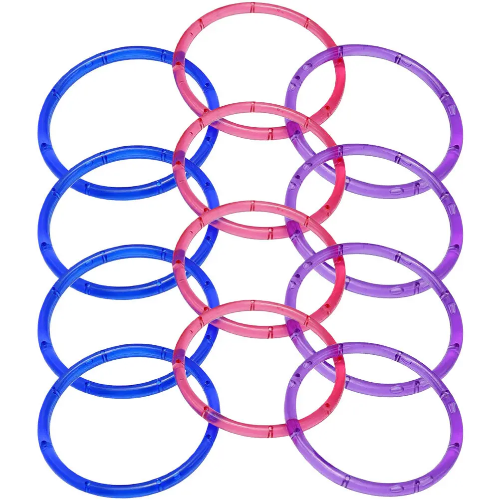 

12Pcs Wind Chime Caps Acrylic Rings DIY Wind Chime Circles Dream Catcher Supplies Acrylic Macrame Hoops Wreath Making Frames