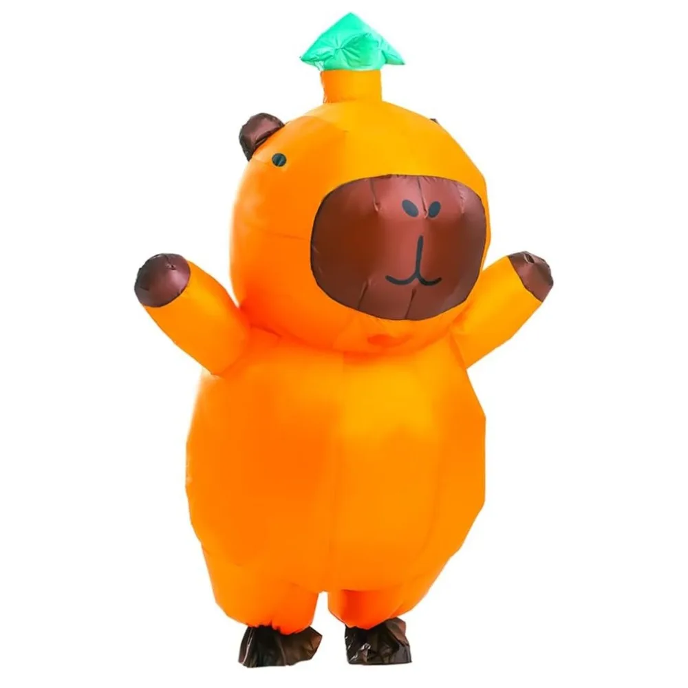 Aufblasbare Capybara-Kostüme für Erwachsene, Weihnachts-Anime-Cosplay-Kostüm, Capybara-Maskottchen, ausgefallenes Party-Rollenspiel-Kostüm