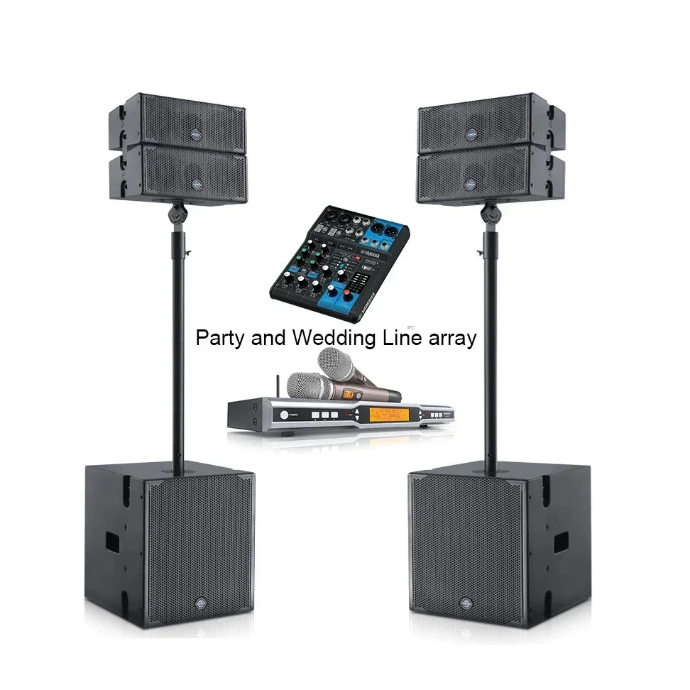 Wedding Mini Speaker Double 4-Inch Line Array La-4.2