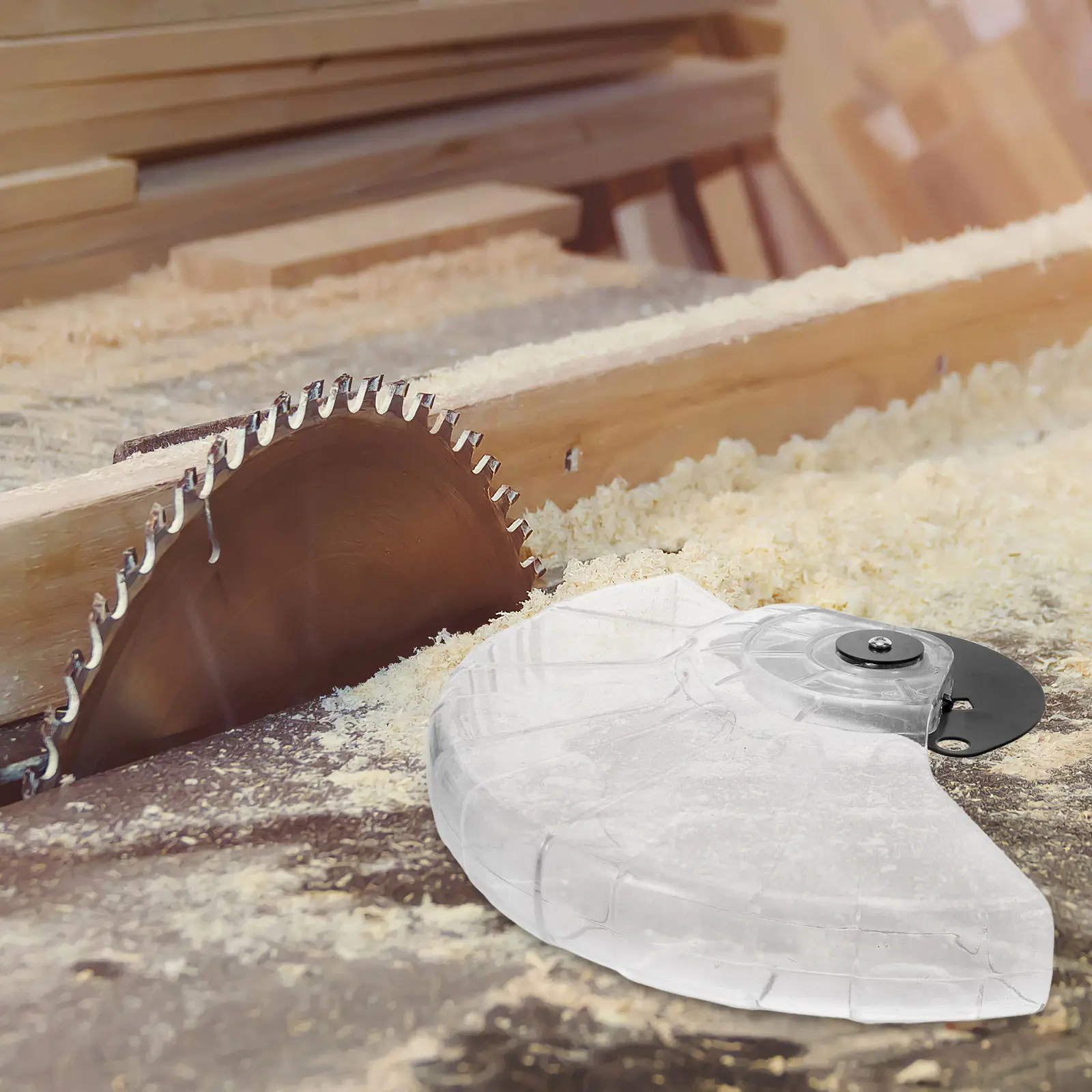 Clear Ls1040 Replacement Electric Saw Blade Guard Protective Cover for Precision Cutting Machine Parts Woodworking Safety Saw