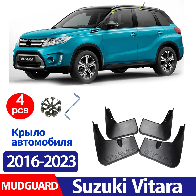 FOR Suzuki Vitara 2016-2023 Mudguard Fender Mud Flap Guards Splash Mudflaps Car Accessories Auto Styline Front Rear 4pcs