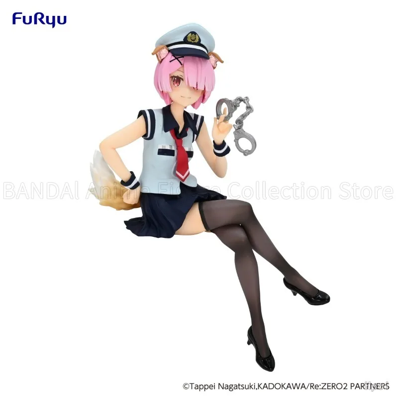 In Stock Original FuRyu Noodle Stopper Re: ZERO - Starting Life in Another World - 2nd Season Remu/Ramu Dog-Eared Officer Model