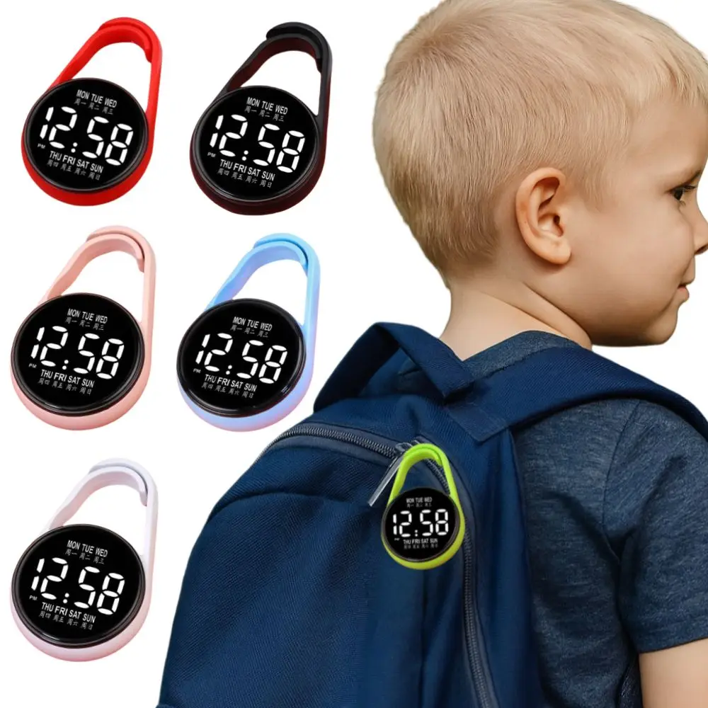 

Карманные часы, светодиодные электронные подвесные часы, цифровой дисплей, водонепроницаемые карманные часы, карманные стильные портативные светящиеся карманные часы