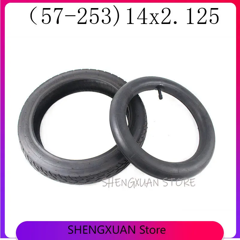 Free Shipping 14 Inch Wheel Tire  X 2.125 / 54-254 Tyre Inner Tube Fits Many Gas Electric Scooters and E-Bike *2.125 