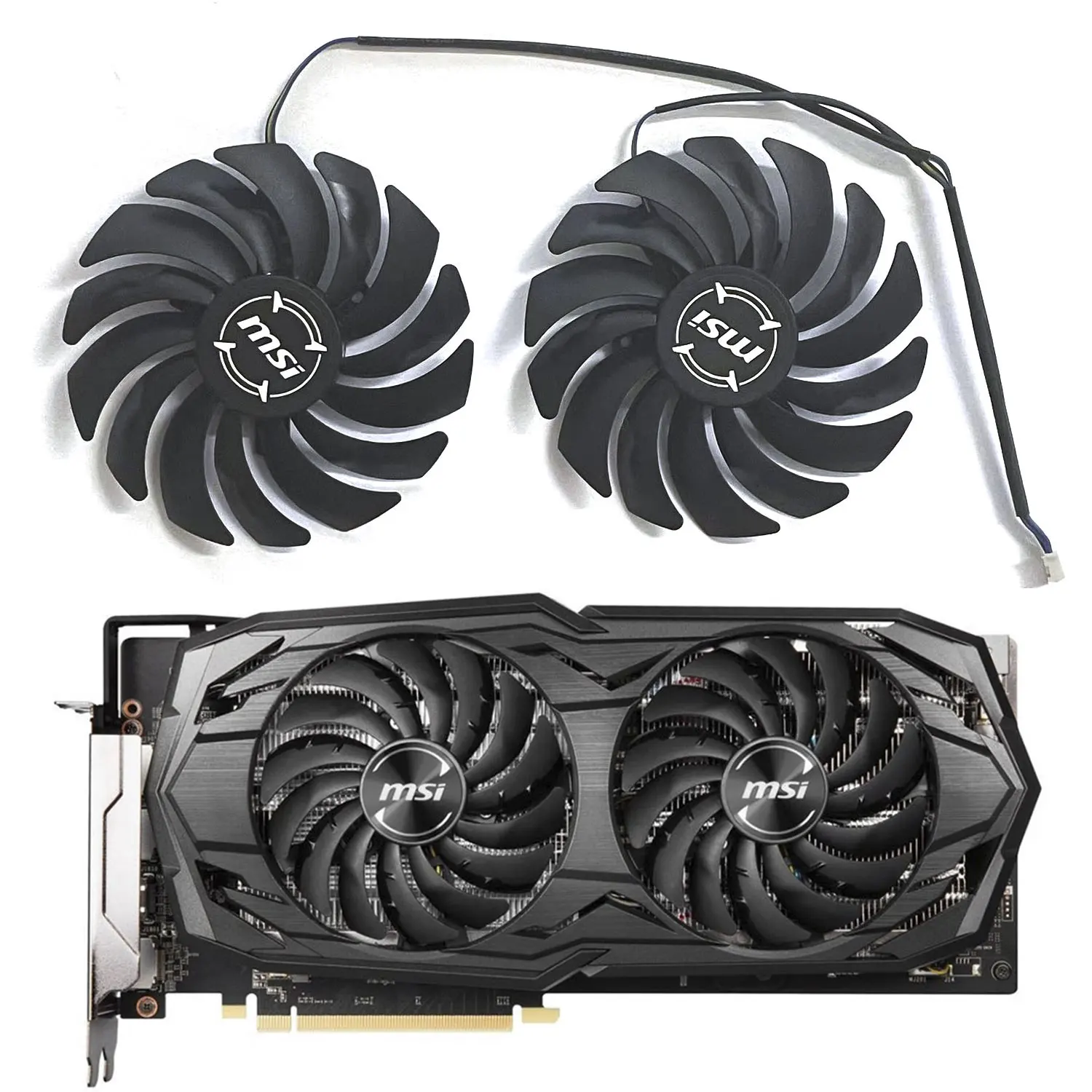 

THE NEW RX 5600XT GPU FAN 95MM 4PIN PLD10010S12HH for MSI Radeon RX 5600 XT Gaming MX Graphics Card Cooling Fan