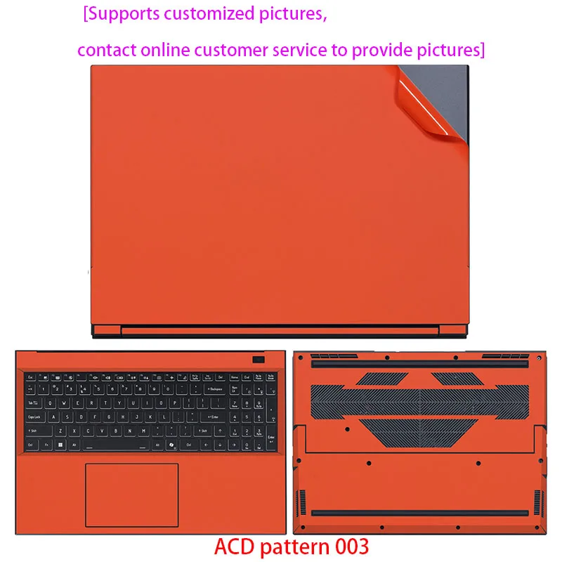 For Acer Nitro 5 AN515-46/AN515-47 body film AN515-58/57 Laptop skin sticker AN515-56/55 vinyl protective film AN517-41/AN517-54