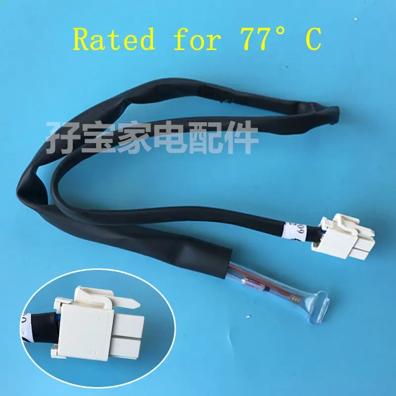 Thermal Fuse Defrost Sensor for Hisense TCL Fridge Freezers Replacement Defrosting Temperature Fuse Rated for 77°C Parts