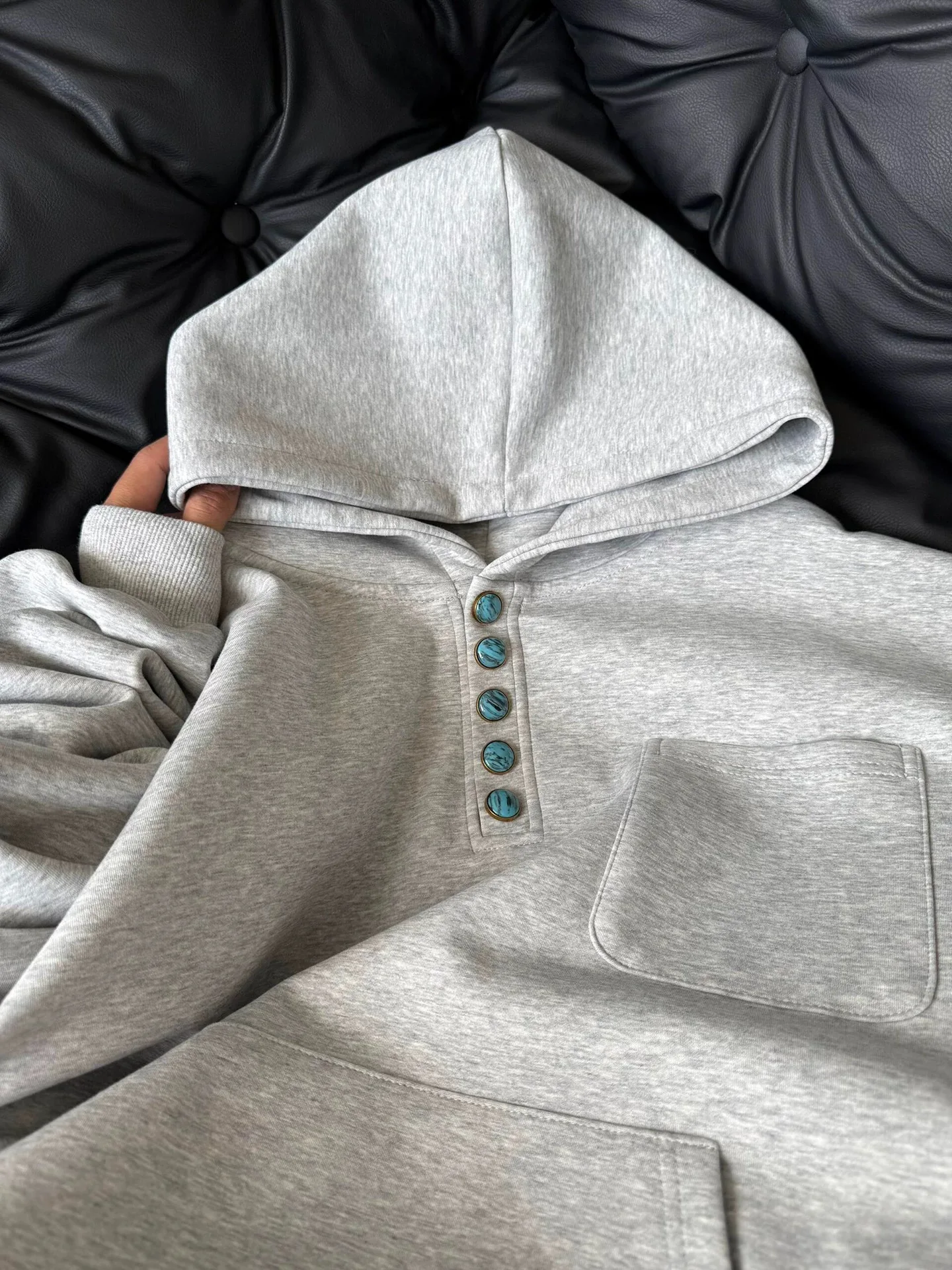 

Ретро-худи в академическом стиле с пуговицами, повседневная свободная осенняя верхняя одежда для пар, удобная, в стиле кэжуал