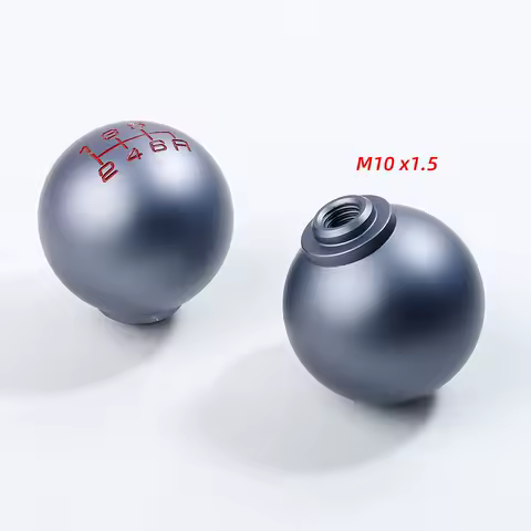 Gear Shifter Lever Head Knob for Honda Civic Type R FK8 FL5 Fit GD3 GK5 GE8 GR9 Tear Drop Shape 5/6 Speed Gray