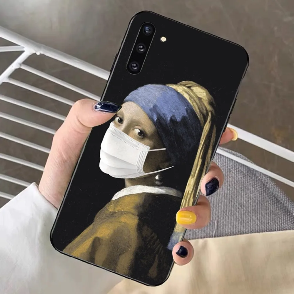 Girl With A Pearl Earring Vermeer Phone Case For Redmi Note 4 X 5 A 6 7 8 T 9 9S 10 11 11S 11Epro Poco M3 pro