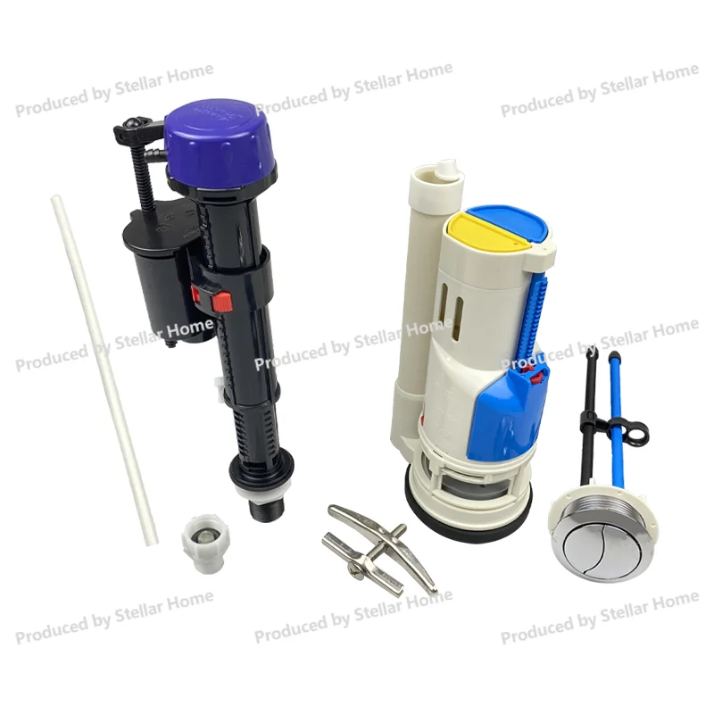 American Standard Toilet Tank Accessories CP-2033 2034 Water Valve, Sewer, Water Inlet, Drain Valve, Double Button