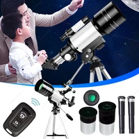 Telescopio de viaje telescopios refractores astronómicos 15X-150X telescopio refractante astronómico astronomía regalos para principiantes