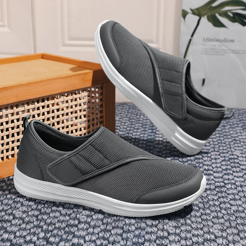 New Women Orthopedics Wide Feet Swollen Walking Casual Shoes Unisex Thumb Eversion Adjusting Soft Comfortable Diabetic Man Shoes